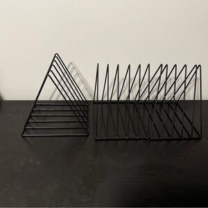 Black Metal Vinyl Organizer